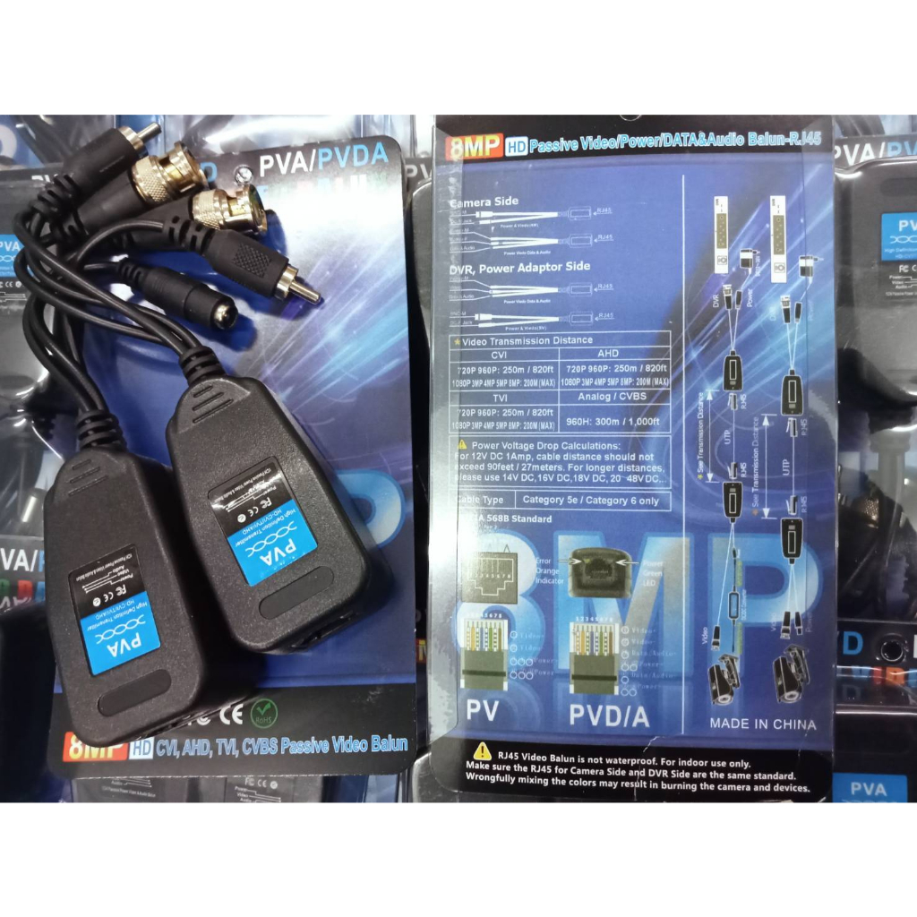 บาลัน-pv-video-balun-พีวีบาลัน-จำนวน-1-คู่-pv-hd-cvi-adtvi-ahd-cvbs-นำไฟกับสายแลน