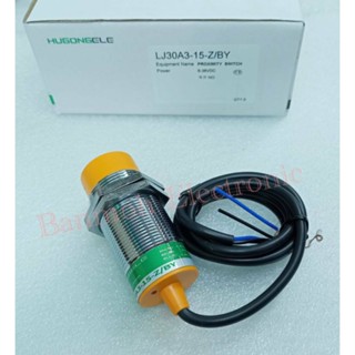 LJ30A3-15-Z/BY เซ็นเซอร์จับโลหะ 6-36VDC PNP/NO. 3wire 15mm. Inductive Proximity Sensor Switch