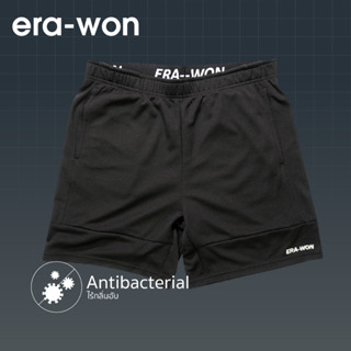 era-won กางเกงขาสั้น รุ่น Shorts SportWear Zinc สี Black (Logo)