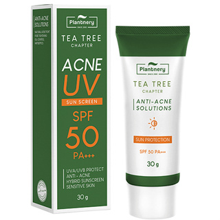 Plantnery Tea Tree Sunscreen Acne  Oil Control SPF 50 PA+++ 30g.