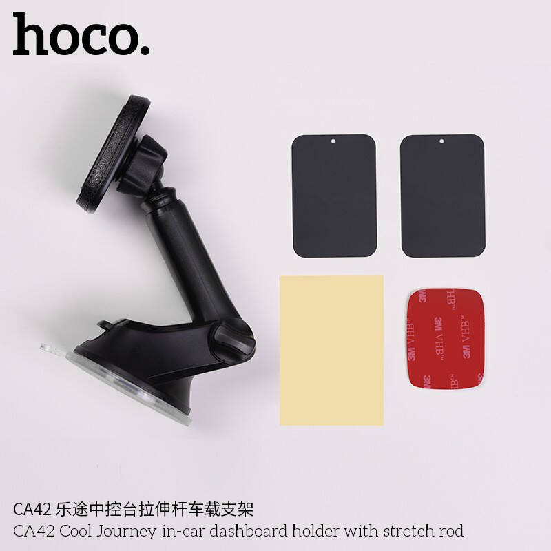 hoco-รุ่น-ca42-car-holder-ที่ยึดมือถือในรถยนต์-แบบแม่เหล็ก-ที่จับโทรศัพท์แบบติดคอลโซล-แท้-270266
