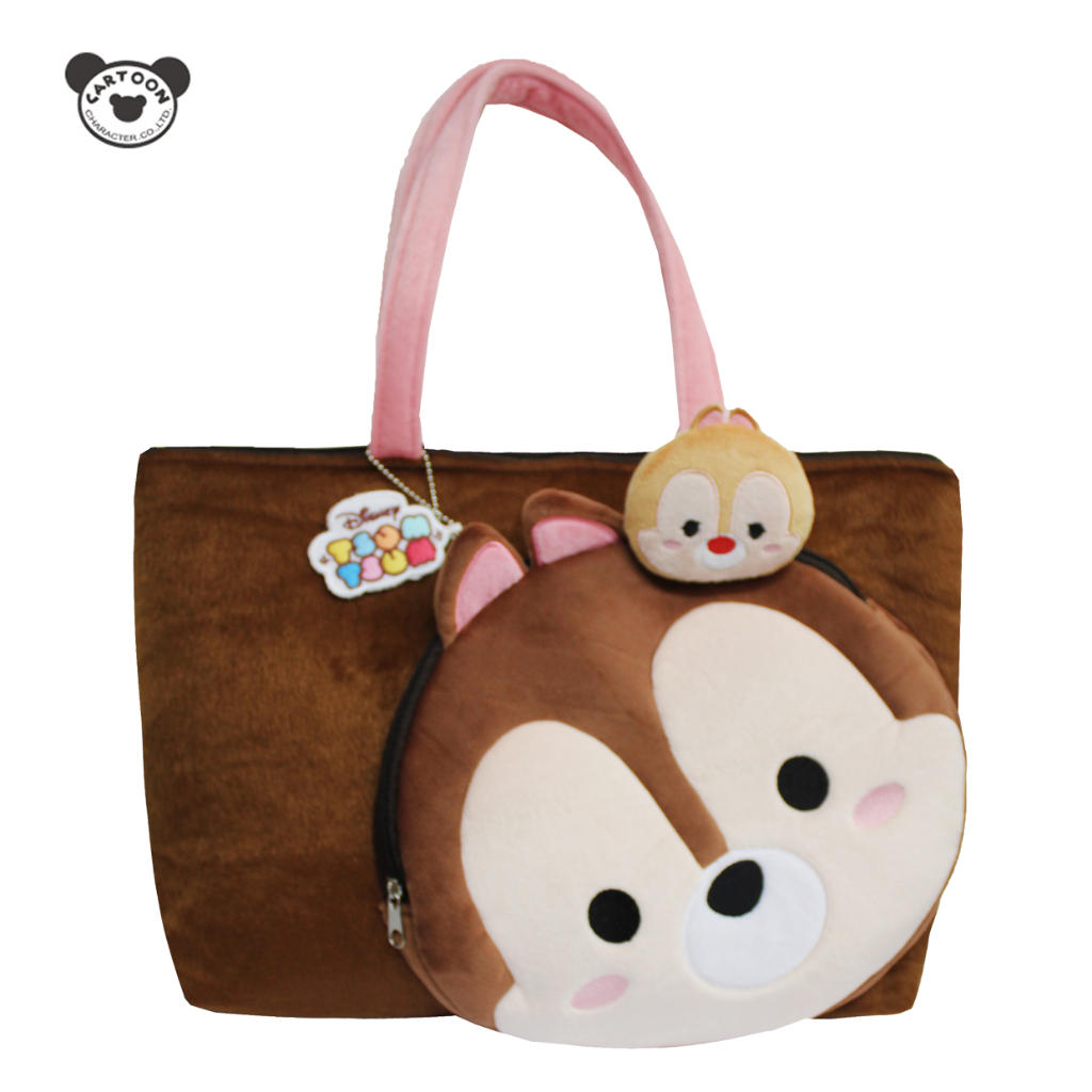 disney-กระเป๋าสะพายไหล่-ลาย-chip-tsum-tsum-ขนาด-16-นิ้ว-สินค้าลิขสิทธิ์แท้-จากโรงงานผู้ผลิตโดยตรง