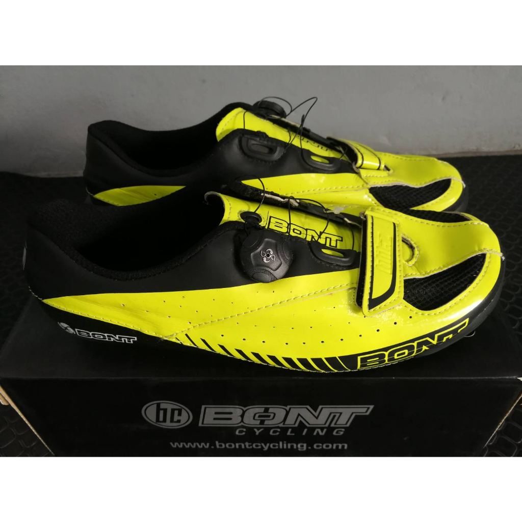 รองเท้าเสือหมอบ-bont-รุ่น-blitz-asian-neon-black-size-us-9-5-สีเขียวนีออน-ดำ-ของแท้-100-ลดล้างสต๊อก