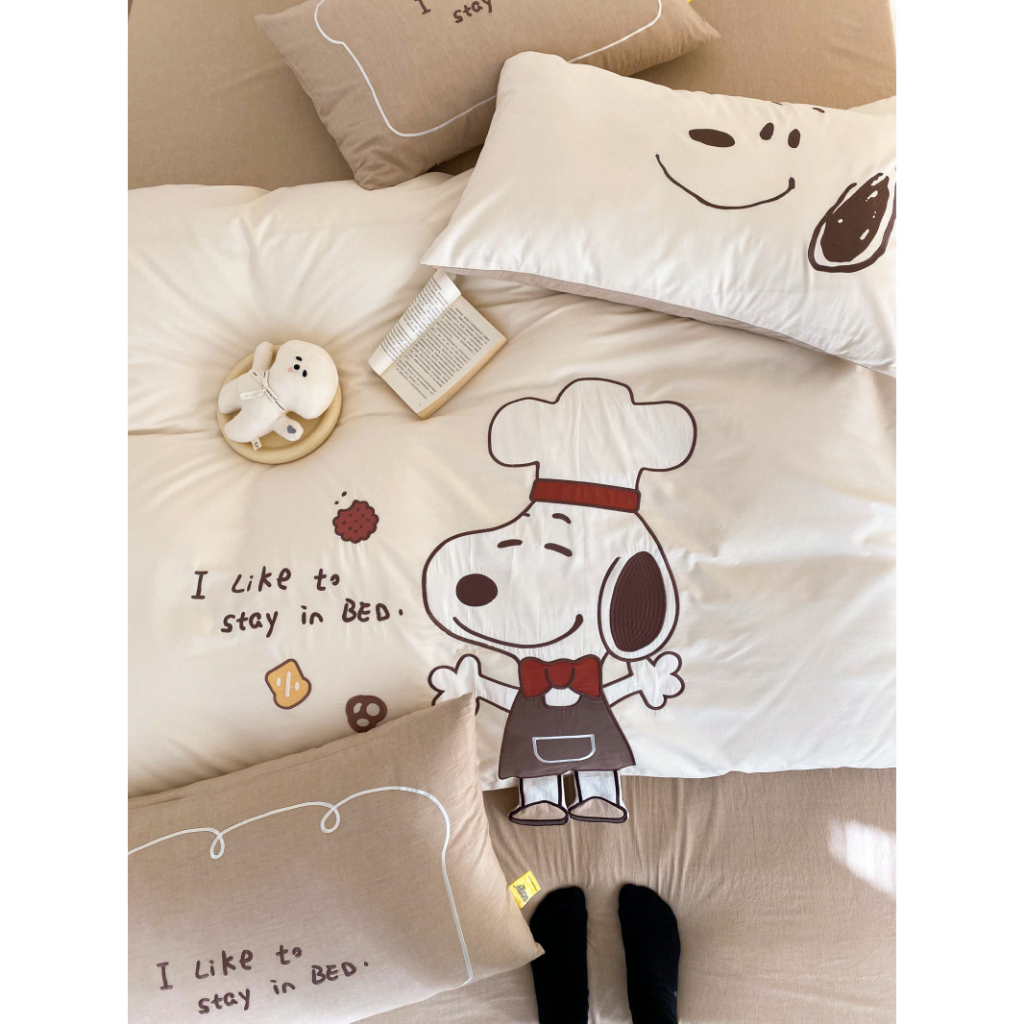 เก็บโค้ดหน้าร้าน-pre-order-ชุดเครื่องนอน-ผ้าปูที่นอน-snoopy-1003