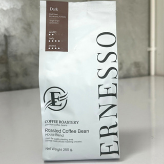 เมล็ดกาแฟคั่ว Ernesso : Dark  Coffee  บรรจุ 250 g