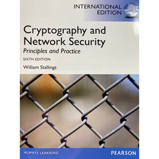 9780273793359 CRYPTOGRAPHY AND NETWORK SECURITY: PRINCIPLES AND PRACTICES (IE)WILLIAM STALLINGS