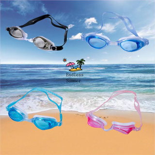 สไตล์ใหม่ ผู้ใหญ่ เด็ก แว่นตาว่ายน้ำ กันน้ำ ความละเอียดสูง พร้อมกล่องแว่นตา ยูนิฟอร์ม#0049
