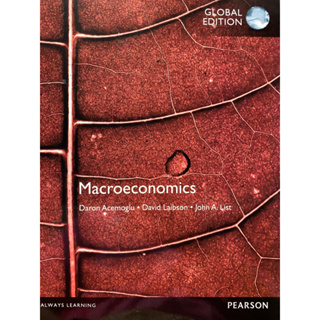 9781292080635 MACROECONOMICS (GLOBAL EDITION)DARON ACEMOGLU et al.