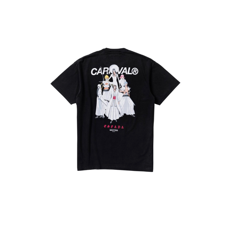 CARNIVAL X BLEACH ESPADA WASHED TSHIRT BLACK Shopee Thailand