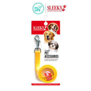 Sleeky สลิคกี้ สายจูงไนล่อนสีพื้น 20 มม. ขนาด 120 ซม.