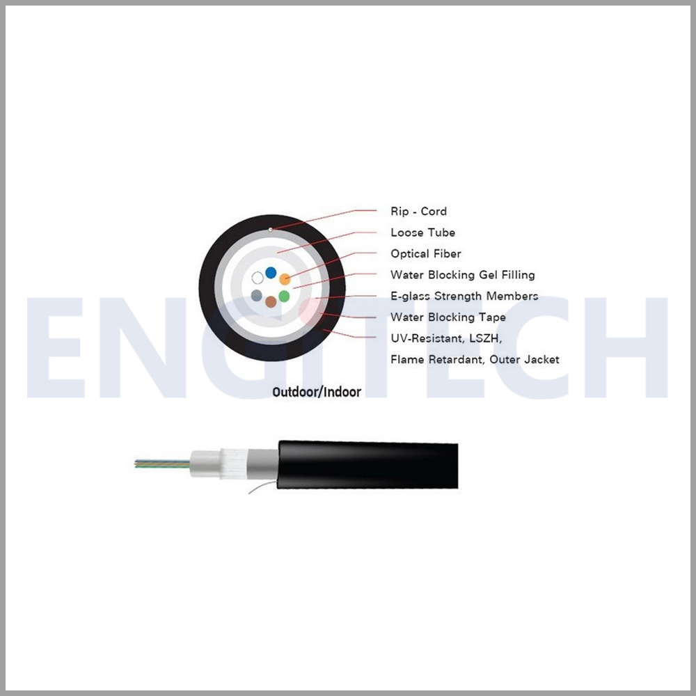 link-ufc5304-fiber-optic-4-core-om2-50-125-m-multi-mode-outdoor-indoor-cable-all-dielectric-lszh-fr-แบ่งขาย-100m