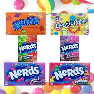 แก้วน้ำ✕Nerds Rainbow Crunchy Candy American Nestle Wonka Rainbow Granules ลูกอมรสเปรี้ยวอมหวาน James