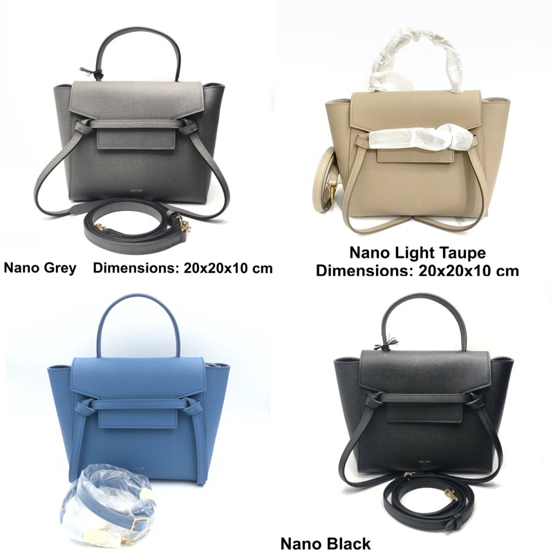 Celine belt bag nano light taupe outlet