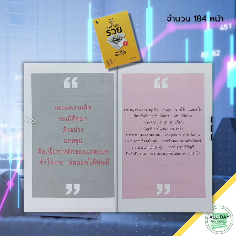 หนังสือ-รอดเพราะรู้ทัน-กลการเงิน-รวย-เพราะชนะเกม-บัญชี-ธุรกิจ-การจัดการ-การบริหาร-การเงิน-บริหารเงิน-การทำบัญชี