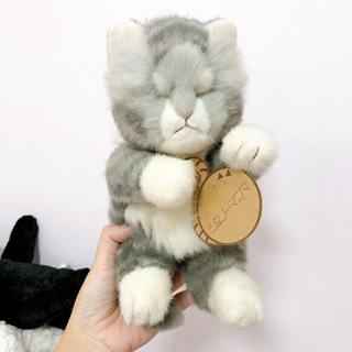 🛒 ตุ๊กตาแมวสีเทา Oriental Toy Japan 🇯🇵  ลิขสิทธิ์แท้ หายาก