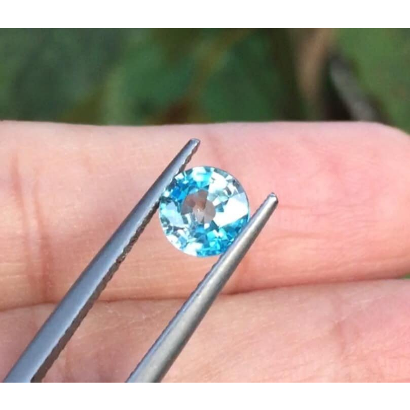 พลอยเพทาย-blue-zircon-นน1-43กะรัต