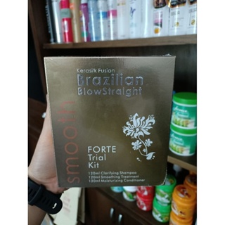 Brazilian Kerasilk Fusion Blow Straight บราซิลเลี่ยน เคราตินสดลดการชี้ฟู 120มล.