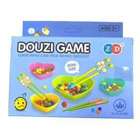 พร้อมส่ง-douzi-game-เกมคีบเมล็ดถั่ว-เกมตะเกียบ-เกมฝึกทักษะ-บอร์ดเกมของเล่น-สำหรับผู้เล่น2-3-คน