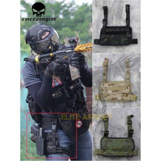 เพลทรัดต้นขาแบบ Molle EmersonGear (Drop Leg Molle) (Emerson Modular Rife Leg Panel) (Modular Tactical Drop Leg Molle