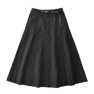 Gramicci กระโปรงผู้หญิง รุ่น LINEN FOLSOM SKIRT BLACK