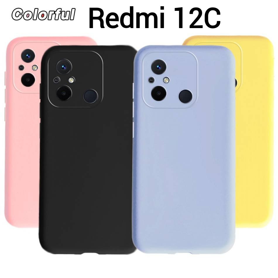 redmi-12-poco-c55-redmi-12c-พร้อมส่งในไทย-เคสtpu-นิ่ม-สีพาสเทลแบบคลุมกล้องxiaomi-redmi-12c-poco-c55ตรงรุ่น