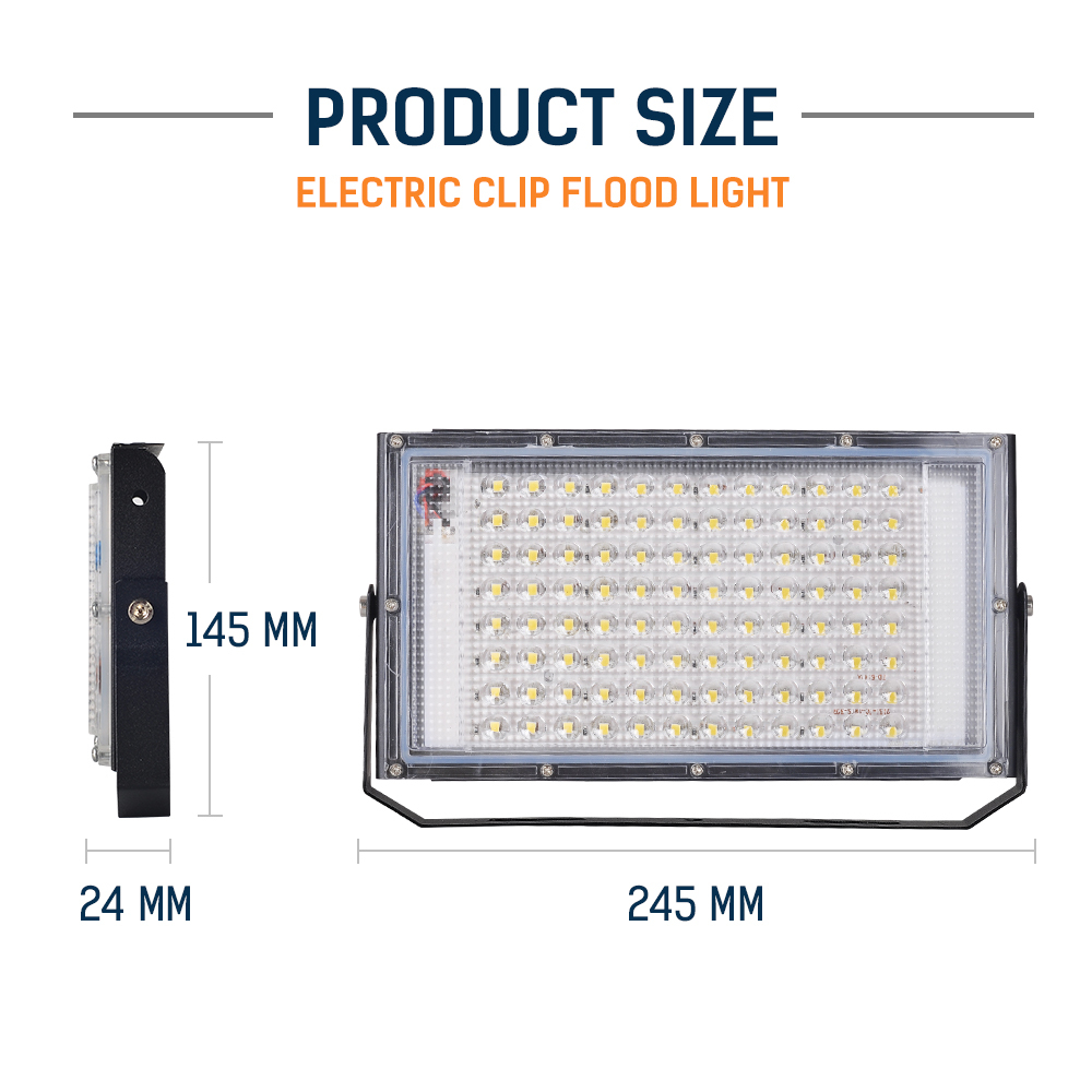 สปอร์ตไลท์-led-ไฟคีบแบต-ไฟ-led-50w-100w-dc-12v-ใช้ไฟ-12v-หลอดไฟ-led-แสงขาว