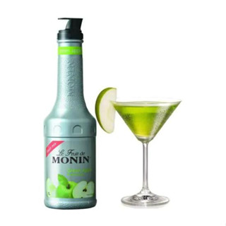 (KoffeeHouse) Puree MONIN กลิ่น “Green Apple” เพียวเร่โมนิน เพียวเร่แอปเปิ้ลเขียว MONIN Green Apple Fruit Mix บรรจุ 1 L