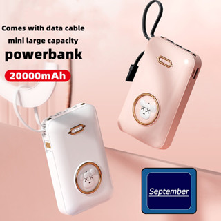 September พาวเวอร์แบงค์ 20000mAh แบตสํารอง 10000mAh powerbank พาวเวอร์แบงค์ไอโฟน แมวน่ารัก ธนาคารพลังงานแบบพกพา