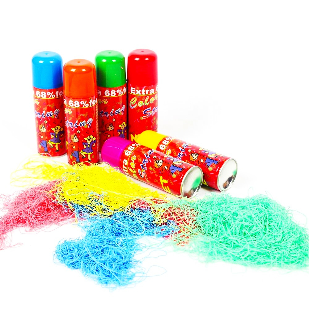 สเปรย์ปาร์ตี้ สายรุ้ง สำหรับ ฉลอง วันเกิด ปีใหม่ Color Party Spray New ...