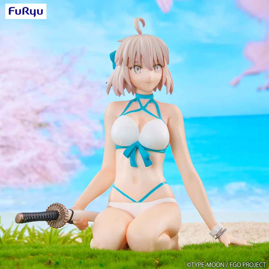 figure-แท้-fate-grand-order-assassin-okita-j-soji-noodle-stopper-figure-swimsuit-ver-furyu