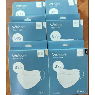 U-95 Welcare Face Mask หน้ากาก 10ชิ้นต่อกล่อง