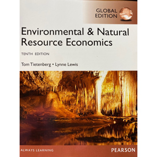 9781292060798 ENVIRONMENTAL AND NATURAL RESOURCE ECONOMICS (GLOBAL EDITION)