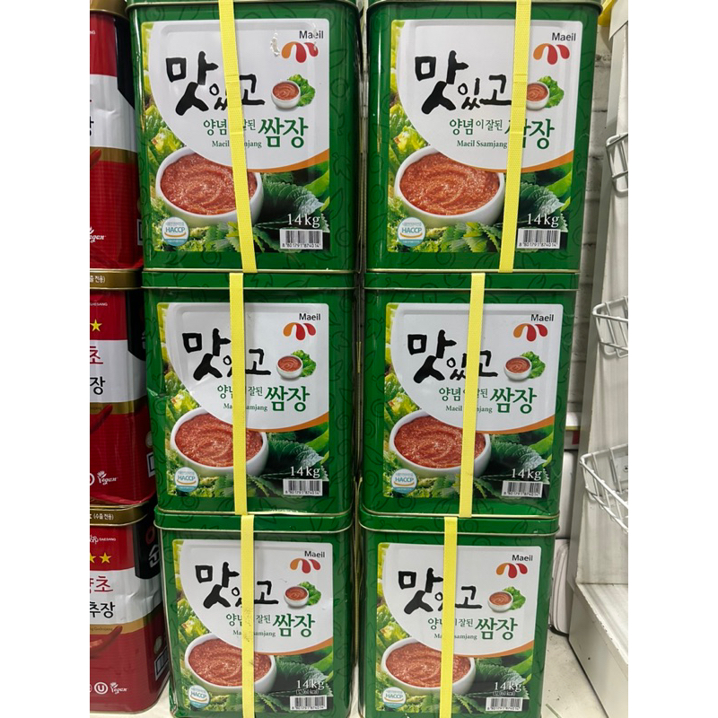 พร้อมส่ง-gochujang-samjang-maeil-14kg-ราคาส่ง-ถูกมาก-นำเข้าจากเกาหลีแท้