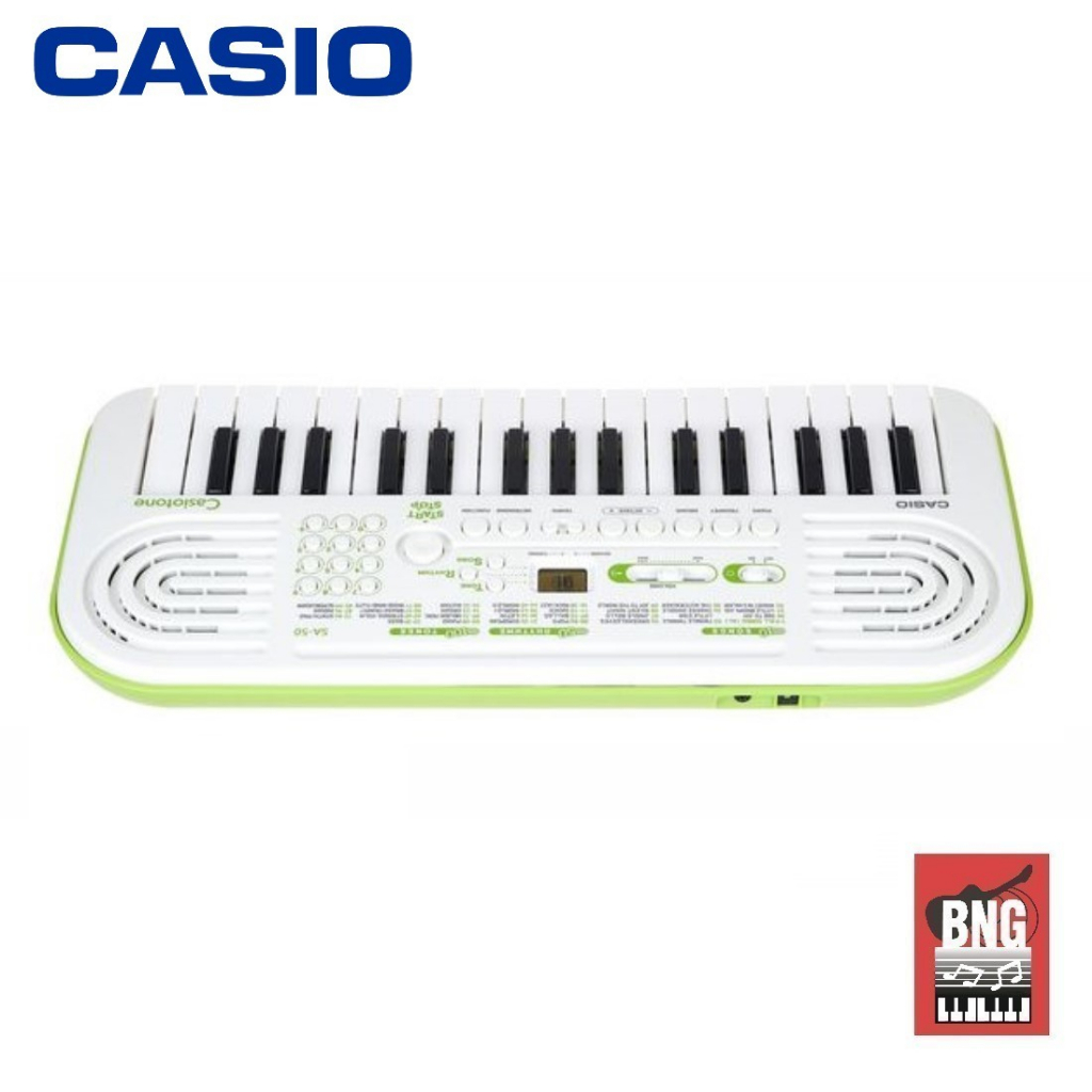 casio-sa-50-คีย์บอร์ด-32-คีย์-ขนาดพกพา-ใช้งานง่าย-ใส่ถ่านได้-พร้อมอะแดปเตอร์