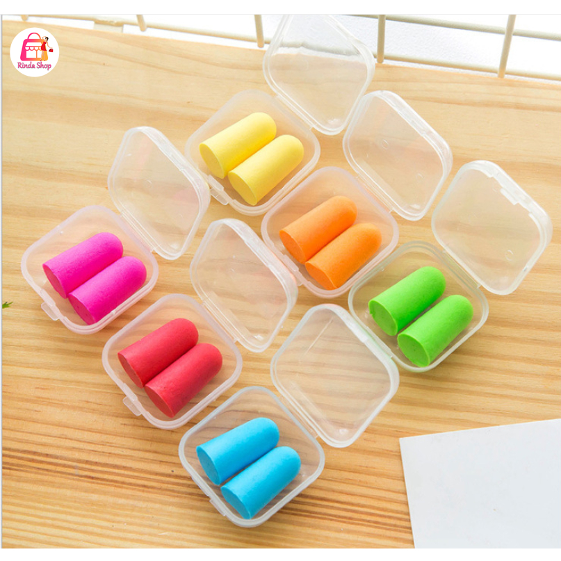 พร้อมส่งในไทย-ที่อุดหู-ear-plug-กันเสียงรบกวน-เสียงกรนพร้อมกล่องเก็บ