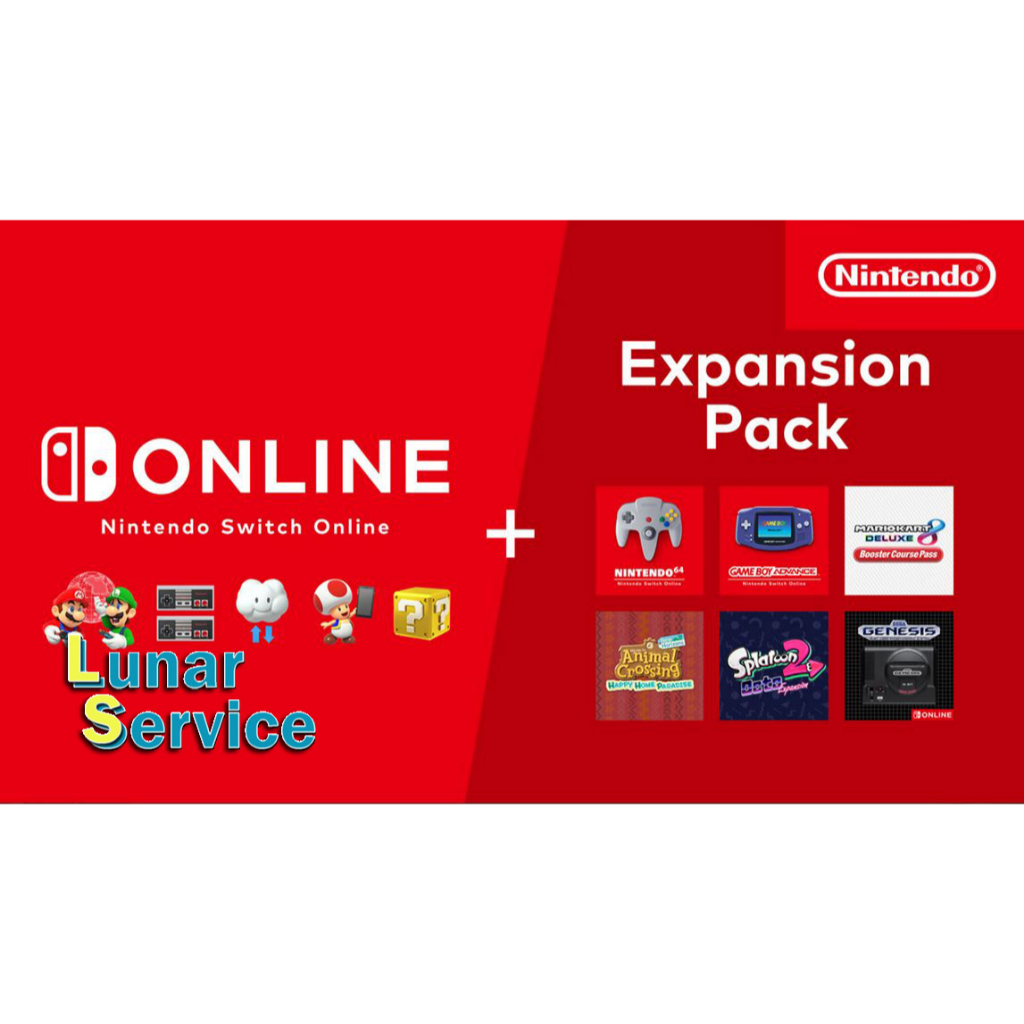 ราคาและรีวิวNintendo Switch Online + Expansion Pack 7วัน / 14วัน / 30วัน (รบกวนแชทก่อนออเดอร์)