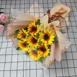 ช่อดอกทานตะวัน🌻(พร้อมส่ง...ช่อใหญ่ดอกเยอะ)สวยๆเกรดพรีเมี่ยม ดอกไม้ประดิษฐ์ราคาน่ารัก