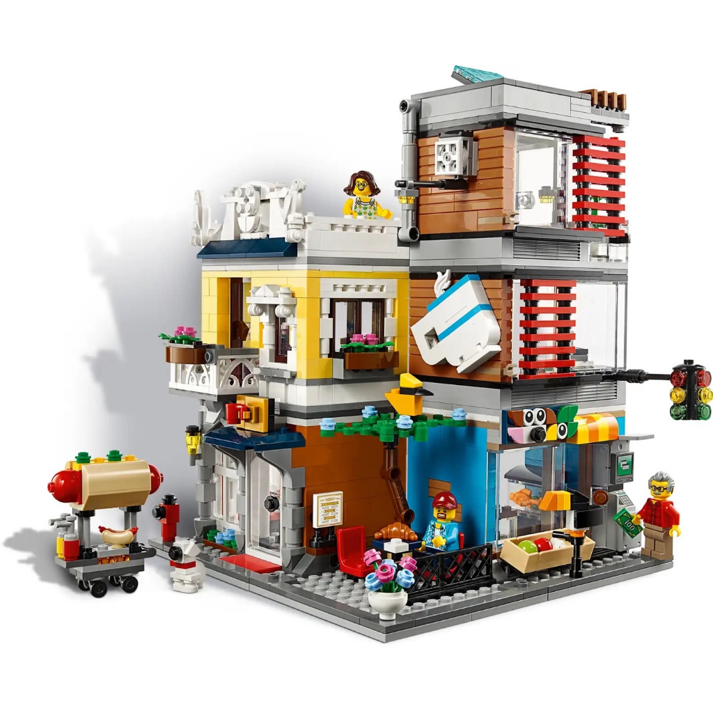 lego-creator-3in1-31097-townhouse-pet-shop-amp-caf-เลโก้ใหม่-ของแท้-กล่องสวย-พร้อมส่ง