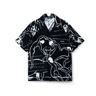 CARNIVAL CNVFW22HW002BK/26 FW22 MASTERPIECE HAWAII SHIRT BLACK