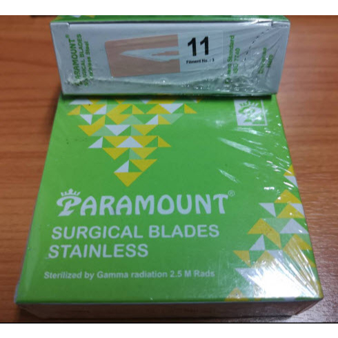 จัดส่งทุกวันไม่มีวันหยุด-ใบมีดผ่าตัดสแตนเลส-ยี่ห้อ-paramount