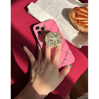 (พร้อมส่ง) Tagi. Natural stone “Pebble Paint” Phone Case / holder — Berry egg เคส iPhone 11 Pro