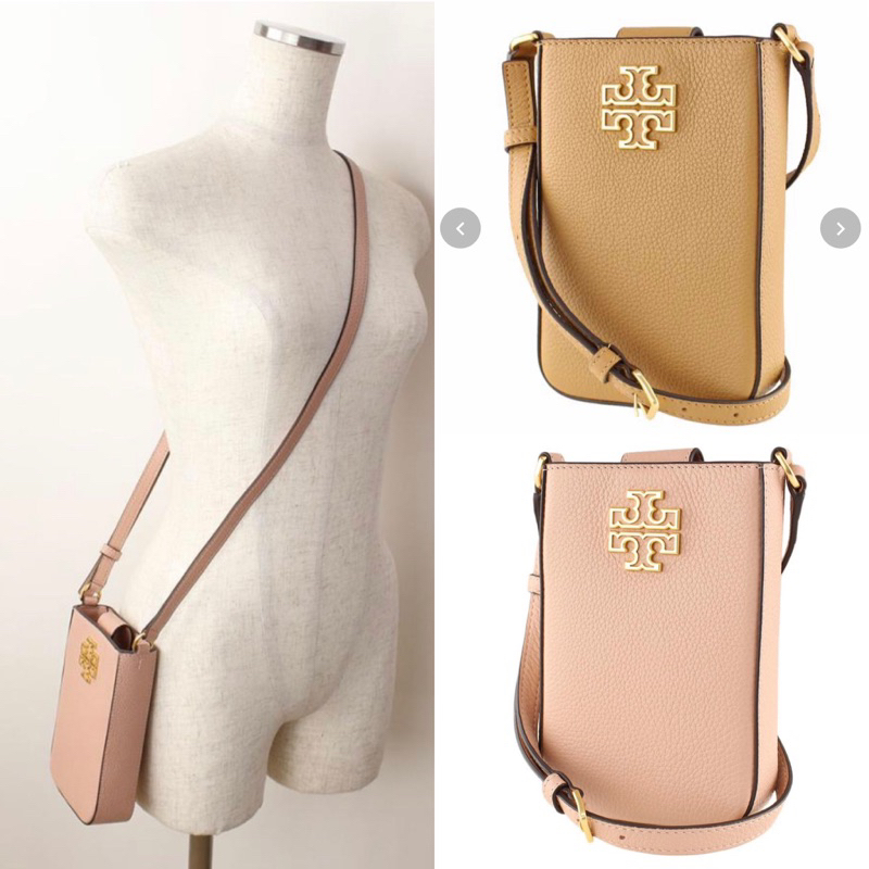 สด-ผ่อน-กระเป๋า-ใส่มือถือ-141000-tory-bruch-plain-leather-crossbody-shoulder-bags