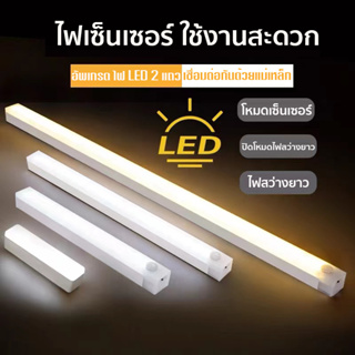 หลอดไฟ USB LED  (ไฟ LED สองแถว) หลอดไฟฉุกเฉิน USB Mobile USB Tube LED 12W 41.5*3.3cm ปรับได้3สี