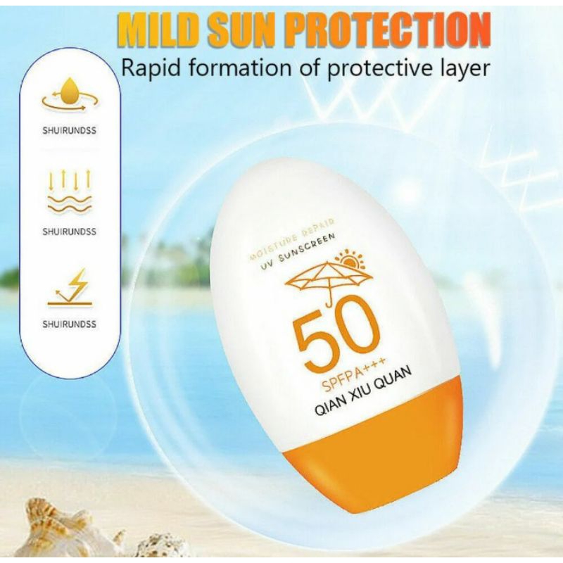 ครีมกันแดดหน้า-และครีมกันแดดตัว-spf-50-ซึมซาบเร็ว