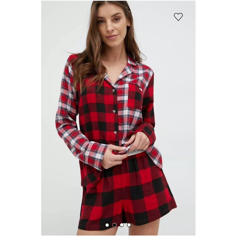 Pajama shorts 𝐇𝐎𝐋𝐋𝐈𝐒𝐓𝐄𝐑 Shopee Thailand