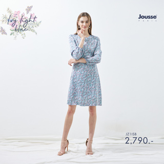 Jousse ชุดเดรส WORKING DRESS ชุดแซกสั้น สีฟ้า (JZ1ISB)