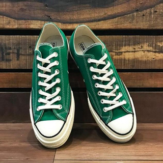 รองเท้าผ้าใบคอนเวิร์ส สีเขียว size 36-45