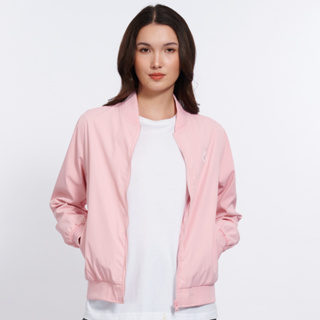 BODY GLOVE Womens BASIC Bomber Jacket 2023 แจ็กเก็ตผู้หญิง สีชมพู