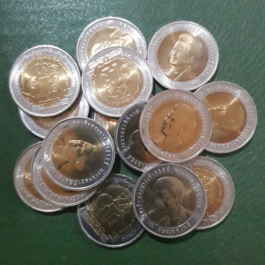 เหรียญ-10-บาท-สองสี-ที่ระลึก-cites-ครั้งที่-13-ไม่ผ่านใช้-unc-พร้อมตลับ-เหรียญสะสม-เหรียญที่ระลึก-เหรียญเงิน