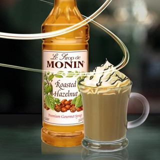 (KoffeeHouse) น้ำเชื่อม MONIN กลิ่น “Roasted Hazelnut” โมนิน ไซรัปเฮเซลนัท Monin Roasted Hazelnut Syrup บรรจุขวด 700 ml.